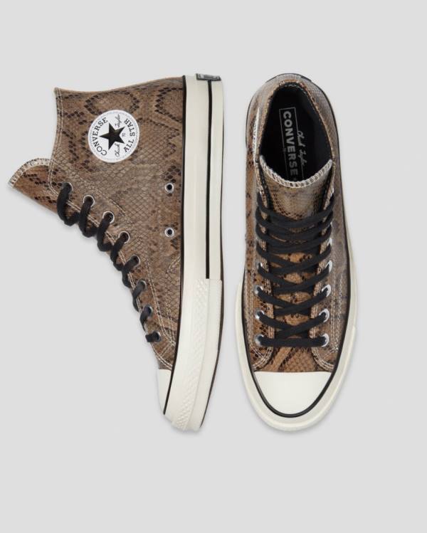 Converse Chuck 70 Reptile Semisove Vysoké Tenisky Hnede | CV-165WNL