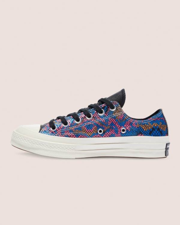 Converse Chuck 70 Satin Snake Print Nízke Tenisky Čierne | CV-571YSK