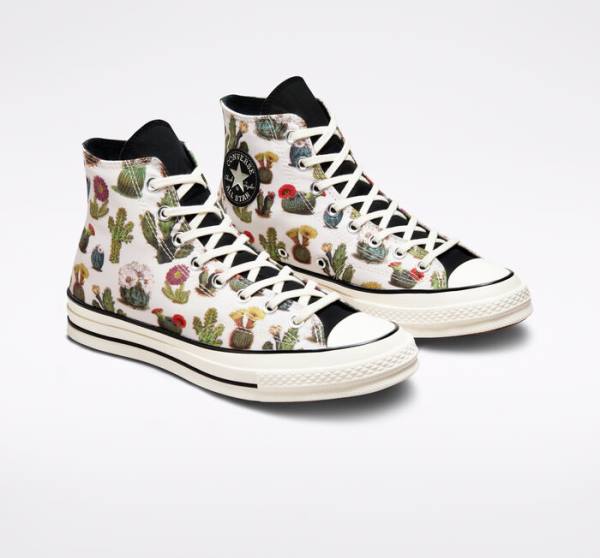 Converse Chuck 70 Succulents Vysoké Tenisky Čierne | CV-491KHT