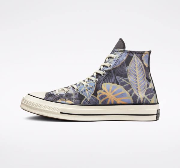 Converse Chuck 70 Tropical Leaf Vysoké Tenisky Čierne | CV-038PGY