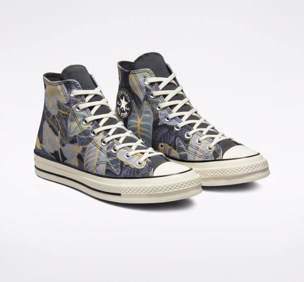 Converse Chuck 70 Tropical Leaf Vysoké Tenisky Čierne | CV-038PGY