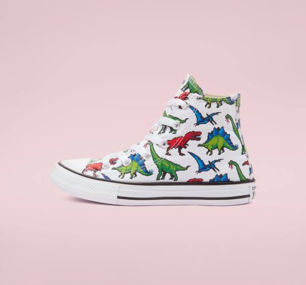 Converse Chuck Taylor All Star 8-Bit Dino Vysoké Tenisky Biele Modre | CV-857HRY