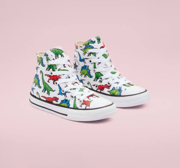 Converse Chuck Taylor All Star 8-Bit Dino Vysoké Tenisky Biele Modre | CV-857HRY