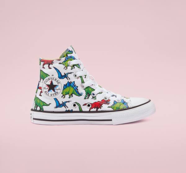 Converse Chuck Taylor All Star 8-Bit Dino Vysoké Tenisky Biele Modre | CV-857HRY