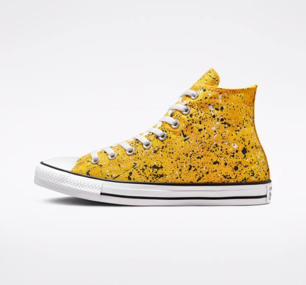 Converse Chuck Taylor All Star Archive Paint Splatter Vysoké Tenisky Biele | CV-185HKO