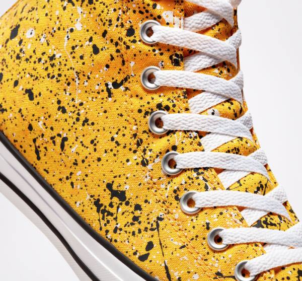 Converse Chuck Taylor All Star Archive Paint Splatter Vysoké Tenisky Biele | CV-185HKO