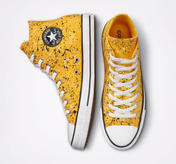 Converse Chuck Taylor All Star Archive Paint Splatter Vysoké Tenisky Biele | CV-185HKO