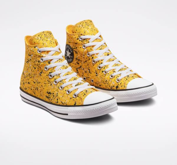 Converse Chuck Taylor All Star Archive Paint Splatter Vysoké Tenisky Biele | CV-185HKO