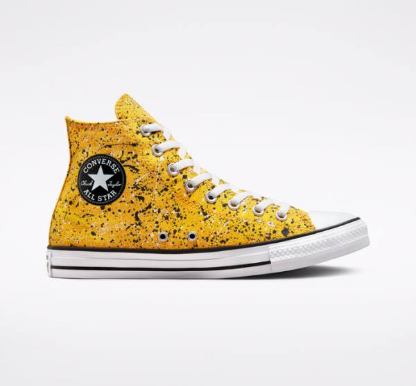 Converse Chuck Taylor All Star Archive Paint Splatter Vysoké Tenisky Biele | CV-185HKO