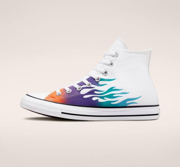 Converse Chuck Taylor All Star Archive Prints Vysoké Tenisky Biele Modre Tyrkysové | CV-243MDO