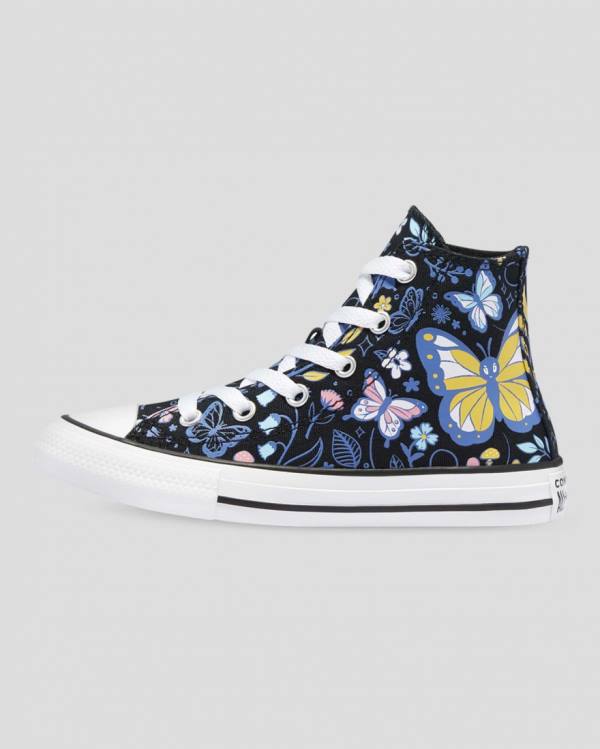 Converse Chuck Taylor All Star Butterfly Fun Vysoké Tenisky Čierne | CV-768TVU