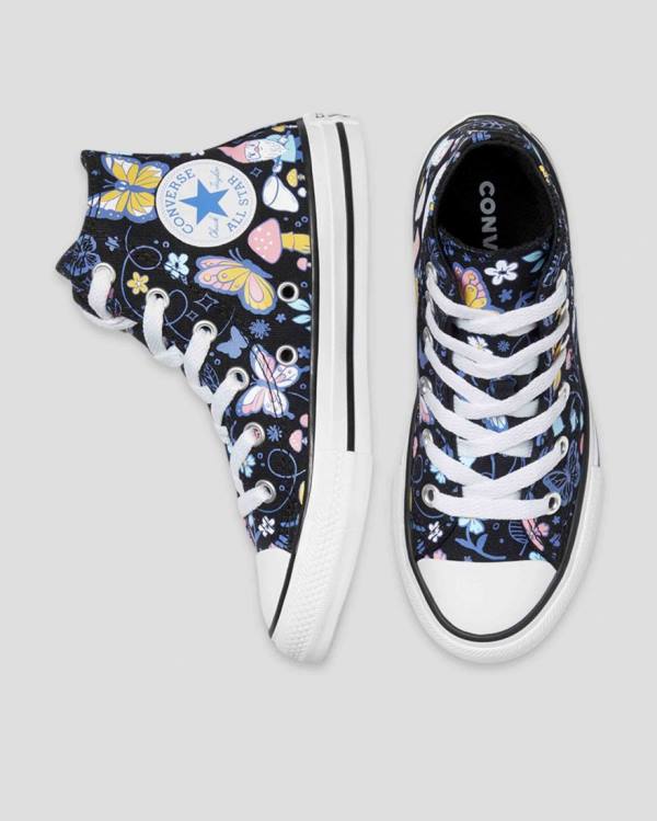 Converse Chuck Taylor All Star Butterfly Fun Vysoké Tenisky Čierne | CV-768TVU