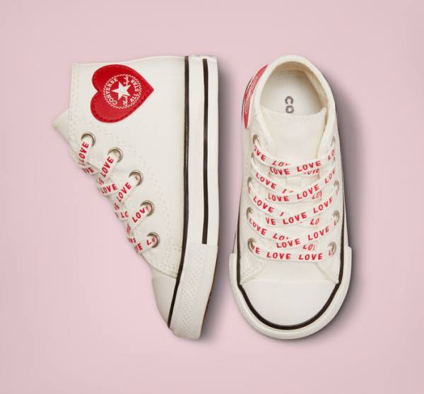 Converse Chuck Taylor All Star Crafted with Love Vysoké Tenisky Biele Červené | CV-571OWC