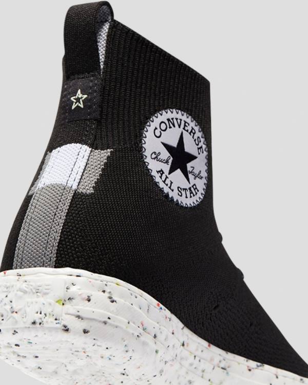 Converse Chuck Taylor All Star Crater Renew Knit Vysoké Tenisky Čierne | CV-257TBK