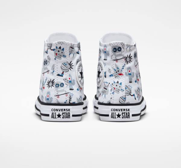 Converse Chuck Taylor All Star Creatures Vysoké Tenisky Biele Siva Modre | CV-123UFE