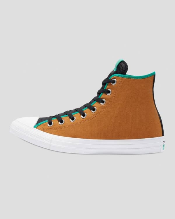 Converse Chuck Taylor All Star Digitálny Terrain Vysoké Tenisky Hnede Zelene | CV-420SWL