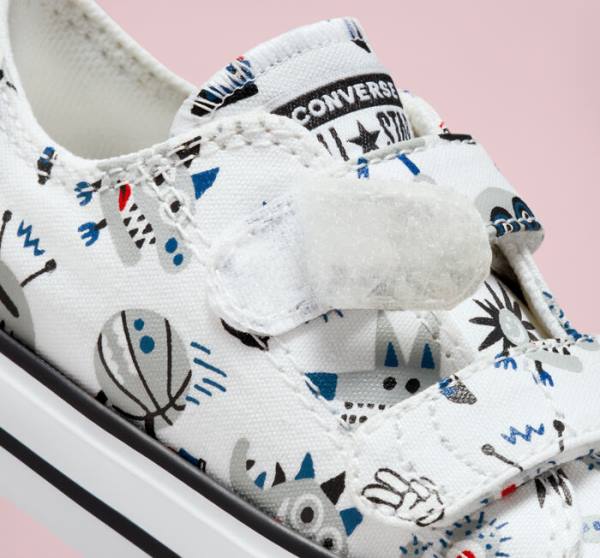 Converse Chuck Taylor All Star Easy-On Creatures Nízke Tenisky Biele Siva Modre | CV-056YKF