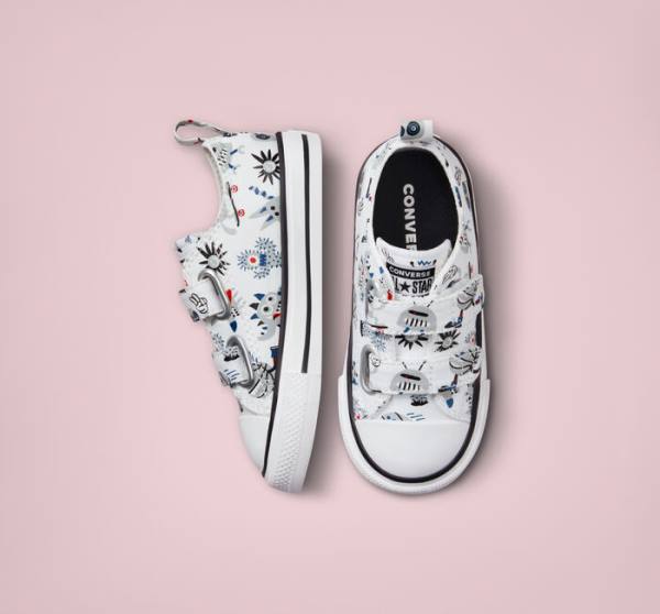 Converse Chuck Taylor All Star Easy-On Creatures Nízke Tenisky Biele Siva Modre | CV-056YKF