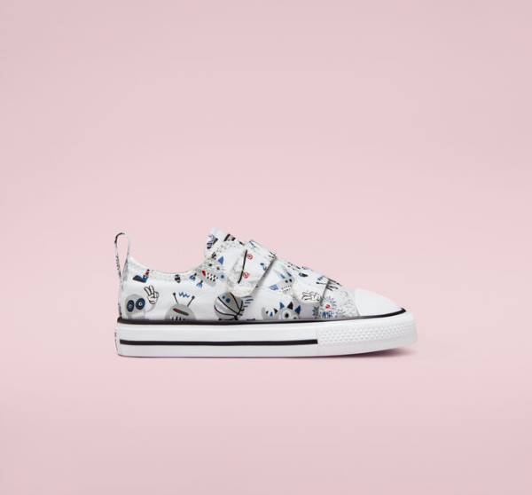 Converse Chuck Taylor All Star Easy-On Creatures Nízke Tenisky Biele Siva Modre | CV-056YKF