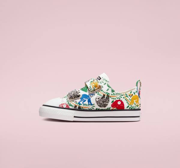 Converse Chuck Taylor All Star Easy-On Multicolored Animals Nízke Tenisky Biele Viacfarebný Čierne | CV-086LFR