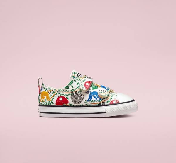 Converse Chuck Taylor All Star Easy-On Multicolored Animals Nízke Tenisky Biele Viacfarebný Čierne | CV-086LFR