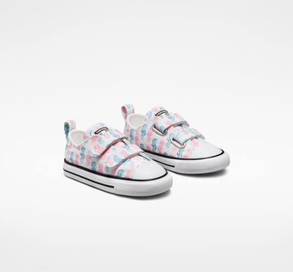 Converse Chuck Taylor All Star Easy-On Seahorses Nízke Tenisky Biele Ruzove Svetlo | CV-526WAY