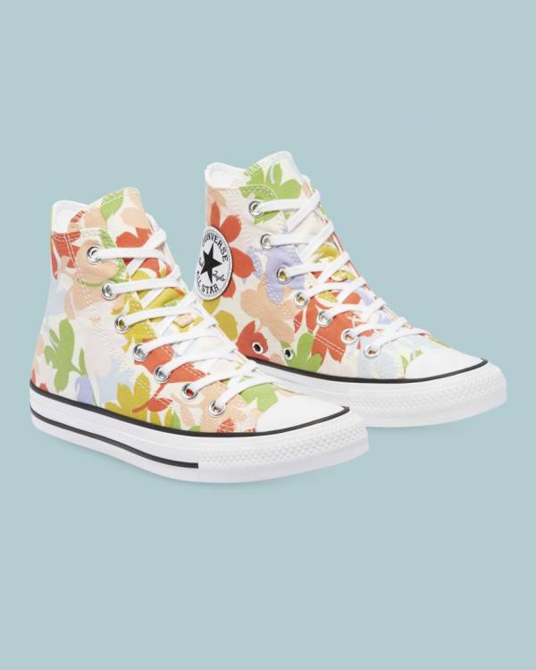 Converse Chuck Taylor All Star Garden Party All Over Vysoké Tenisky Béžové | CV-561FMT