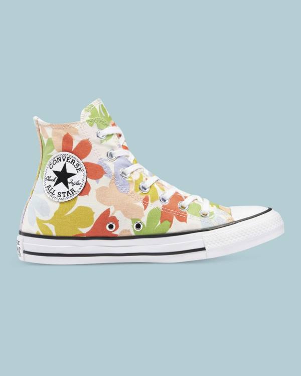 Converse Chuck Taylor All Star Garden Party All Over Vysoké Tenisky Béžové | CV-561FMT