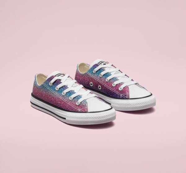 Converse Chuck Taylor All Star Glitter Drip Nízke Tenisky Biele Béžové Biele Nachový | CV-583UBG