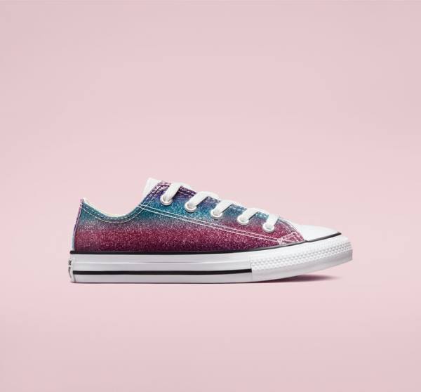 Converse Chuck Taylor All Star Glitter Drip Nízke Tenisky Biele Béžové Biele Nachový | CV-583UBG