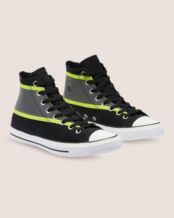 Converse Chuck Taylor All Star Hi-Vis Vysoké Tenisky Čierne Siva | CV-607KAW