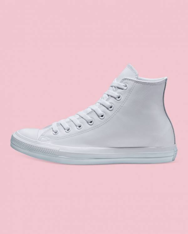 Converse Chuck Taylor All Star Kozene Vysoké Tenisky Biele | CV-310MTK