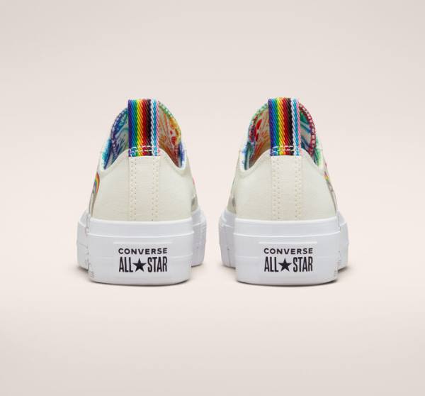 Converse Chuck Taylor All Star Lift Platforme Pride Nízke Tenisky Červené | CV-130BOF