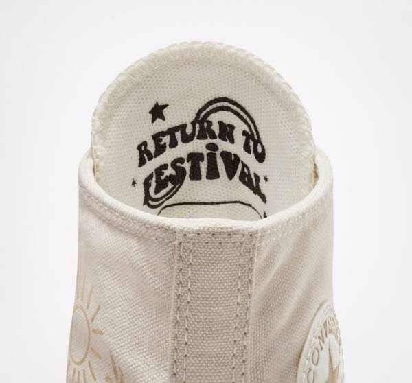 Converse Chuck Taylor All Star Lift Platforme Golden Elements Vysoké Tenisky Hnede Svetlo Zlate | CV-241ARE