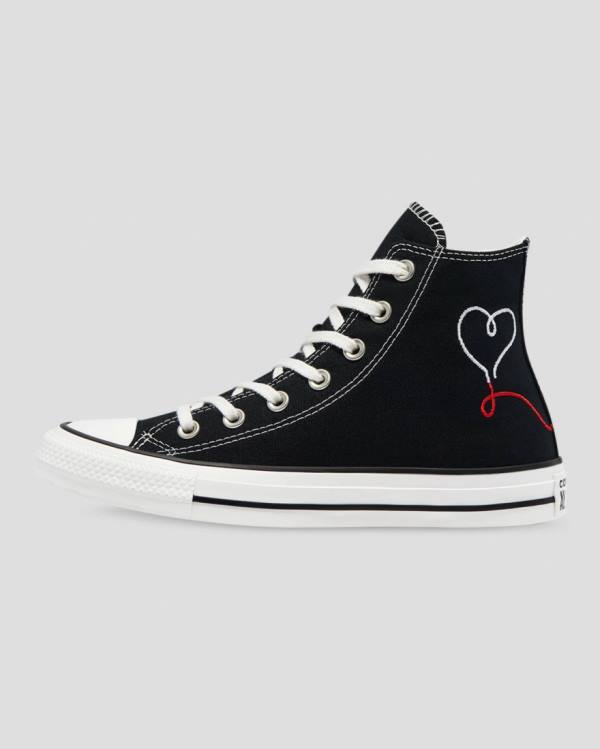 Converse Chuck Taylor All Star Love Thread Vysoké Tenisky Čierne | CV-432IRL