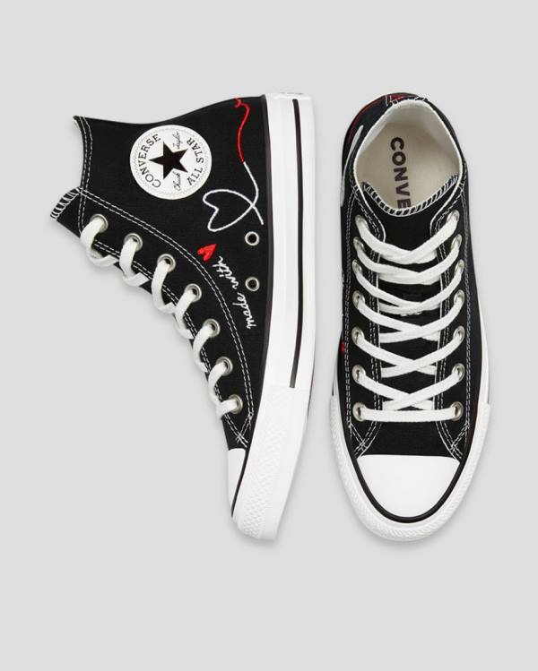 Converse Chuck Taylor All Star Love Thread Vysoké Tenisky Čierne | CV-432IRL