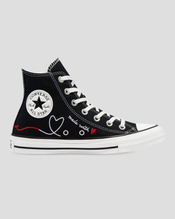 Converse Chuck Taylor All Star Love Thread Vysoké Tenisky Čierne | CV-432IRL