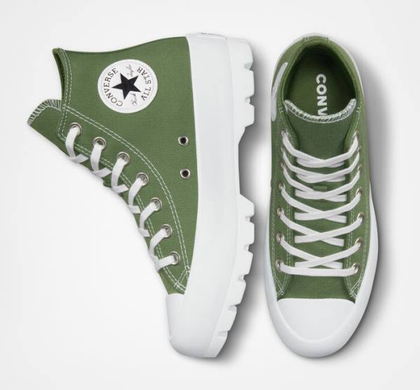 Converse Chuck Taylor All Star Lugged Seasonal Color Vysoké Tenisky Biele Čierne | CV-265IDN