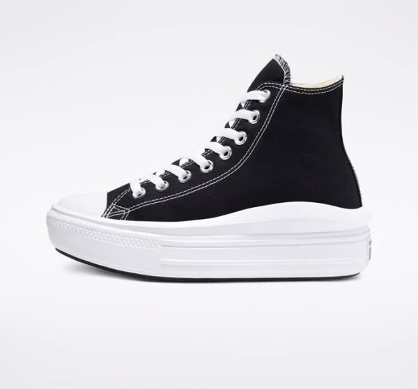 Converse Chuck Taylor All Star Move Platforme Vysoké Tenisky Čierne Béžové Biele | CV-341MCW