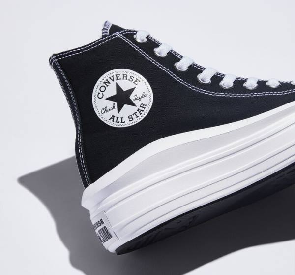 Converse Chuck Taylor All Star Move Platforme Vysoké Tenisky Čierne Béžové Biele | CV-341MCW