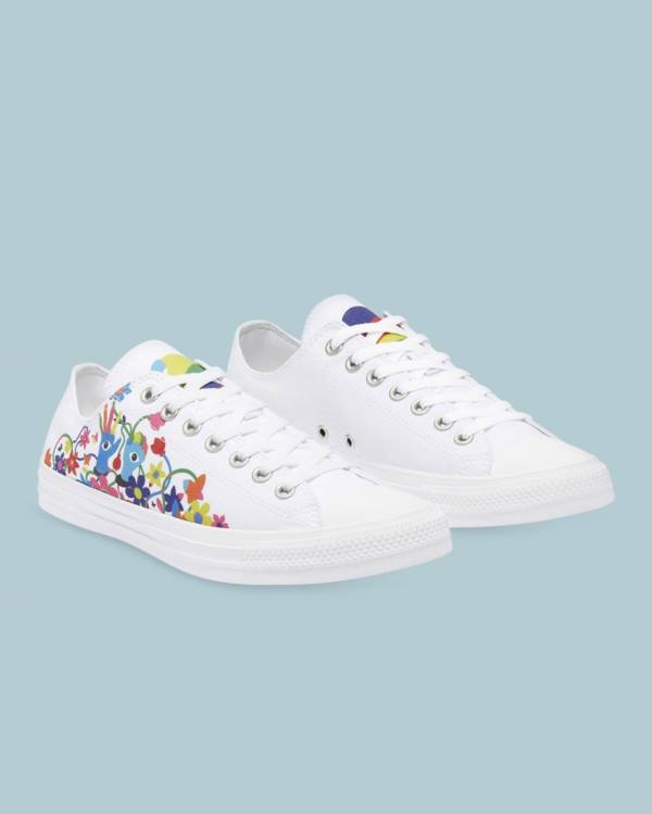 Converse Chuck Taylor All Star Pride Nízke Tenisky Biele | CV-175CRO