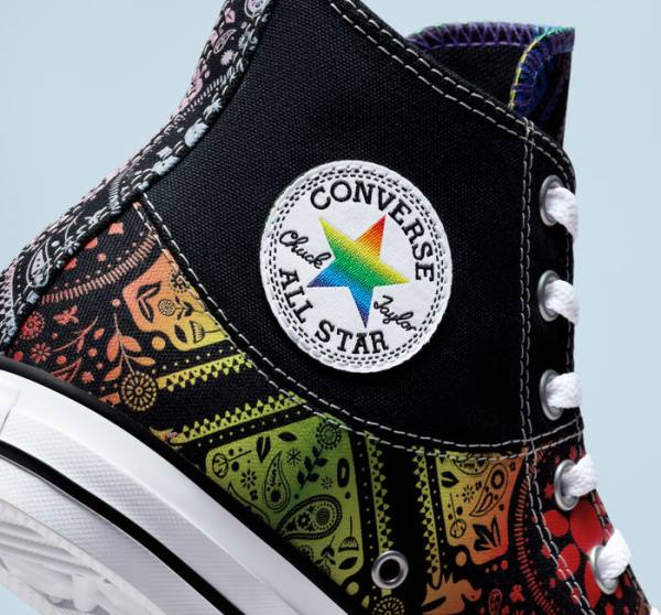 Converse Chuck Taylor All Star Pride Vysoké Tenisky Čierne Červené | CV-297UIY