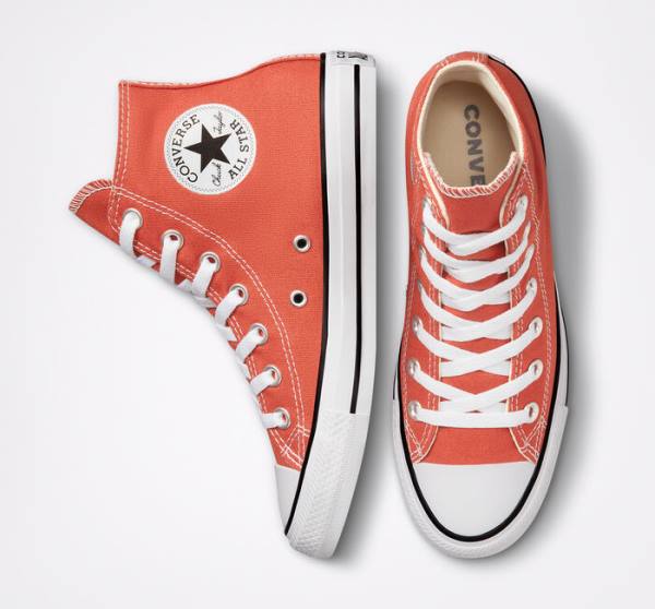 Converse Chuck Taylor All Star Seasonal Color Vysoké Tenisky Oranžové | CV-543KCH