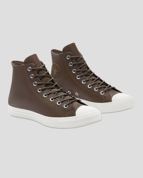 Converse Chuck Taylor All Star Seasonal Kozene Vysoké Tenisky Hnede | CV-709XRO