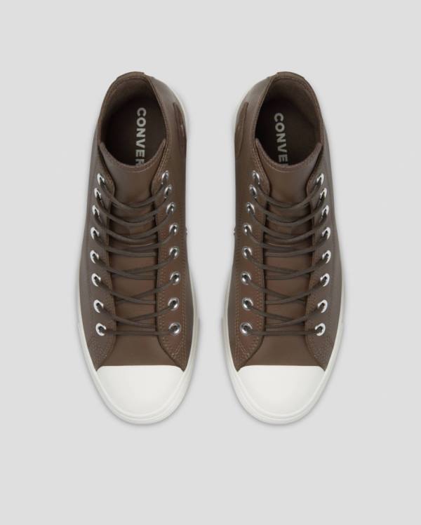 Converse Chuck Taylor All Star Seasonal Kozene Vysoké Tenisky Hnede | CV-709XRO