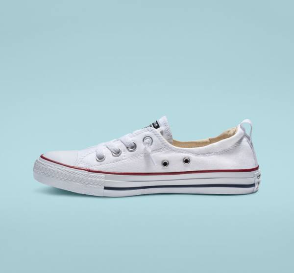 Converse Chuck Taylor All Star Shoreline White Slip On Nízke Tenisky Biele | CV-483QBU