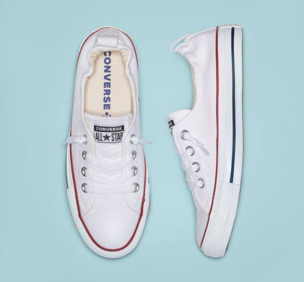 Converse Chuck Taylor All Star Shoreline White Slip On Nízke Tenisky Biele | CV-483QBU