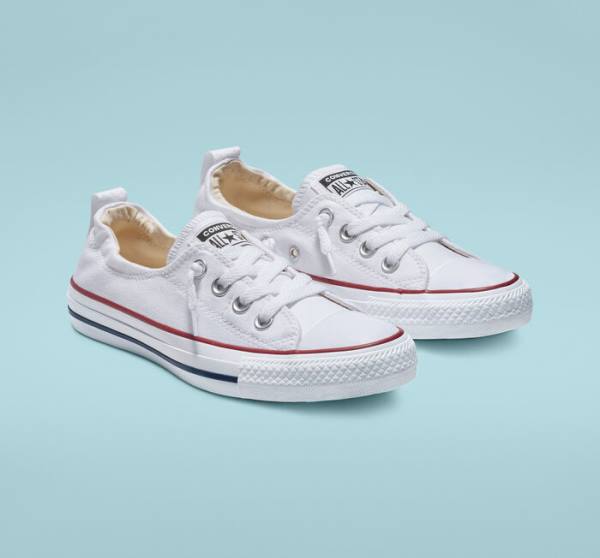 Converse Chuck Taylor All Star Shoreline White Slip On Nízke Tenisky Biele | CV-483QBU