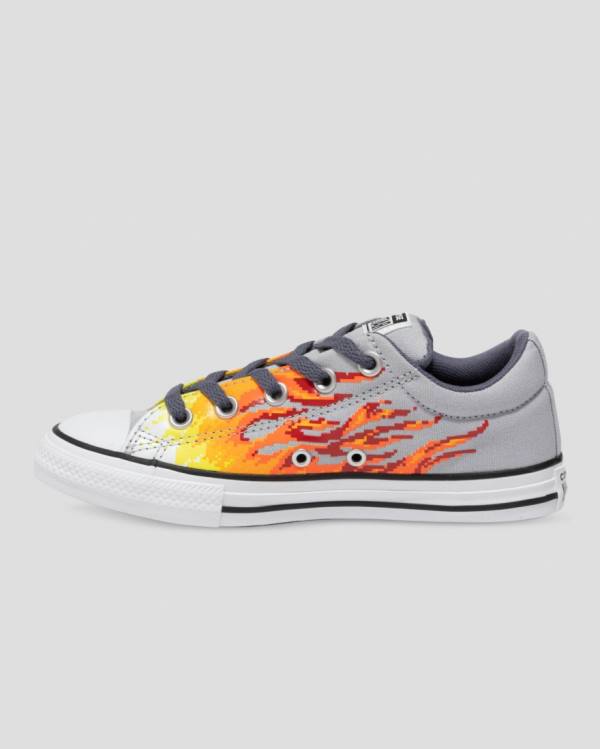 Converse Chuck Taylor All Star Street Digi Flame Nízke Tenisky Siva Žlté | CV-965HBX