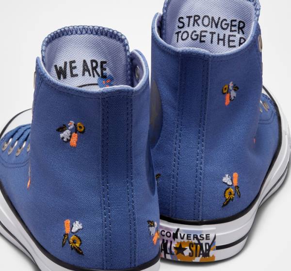 Converse Chuck Taylor All Star We Are Stronger Together Vysoké Tenisky Modre Indigo | CV-465LFU